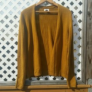 Old Navy Mustard Knit Cardigan